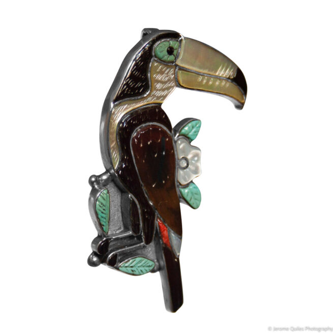 Pendentif Broche Toucan Randy Pinto – Image 2