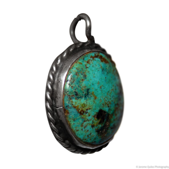 Pendentif Rond Turquoise Navajo – Image 2