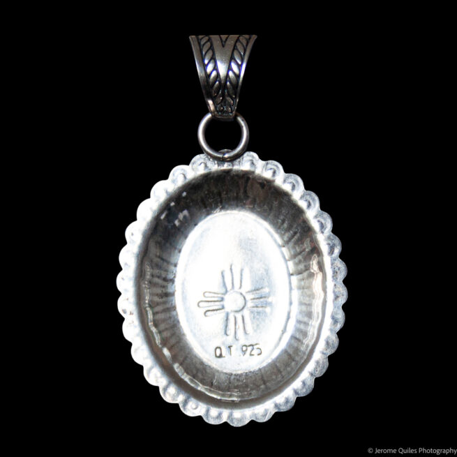 Pendentif Navajo Argent Lapis – Image 4