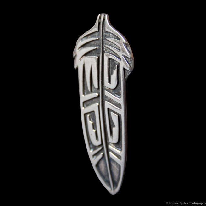 Sterling Silver Hopi Pin Brooch - Image 2