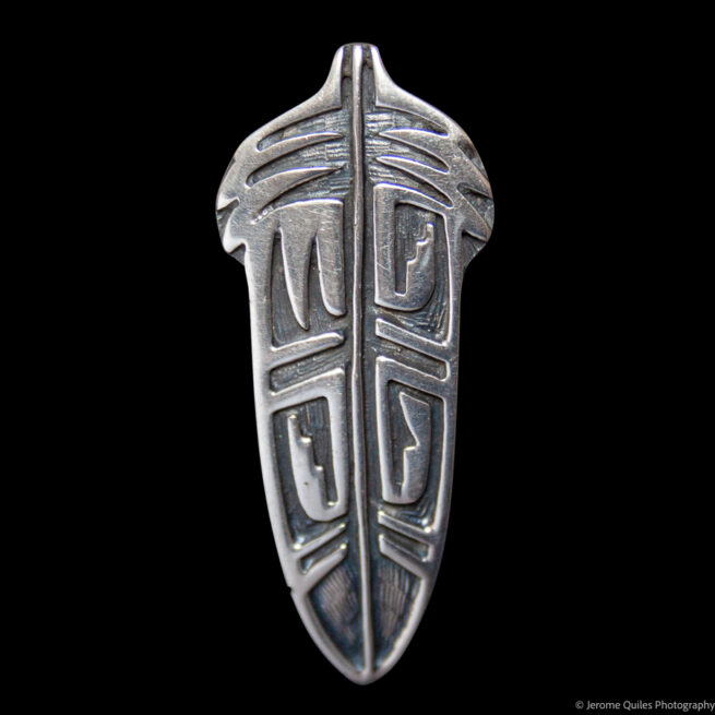 Sterling Silver Hopi Pin Brooch