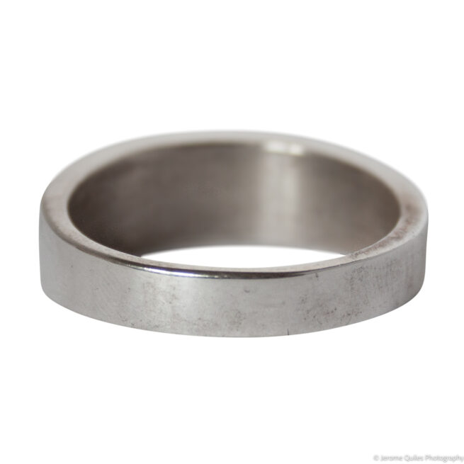 Thick Zuni Inlay Turquoise Ring - Image 4