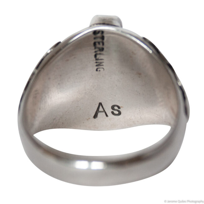 Turquoise Coral Cross Ring - Image 4