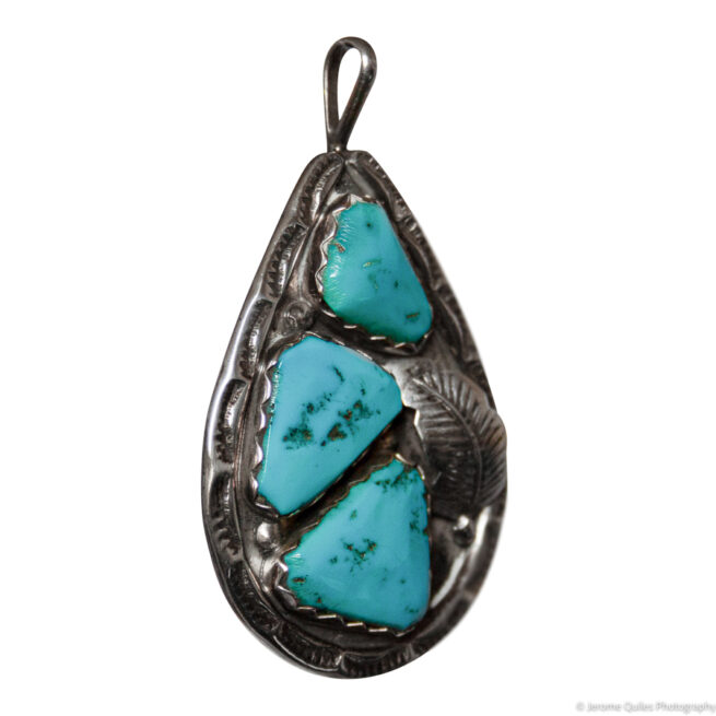 Pendentif Turquoise Vintage Alan Penketewa – Image 2