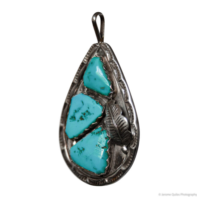 Pendentif Turquoise Vintage Alan Penketewa – Image 3
