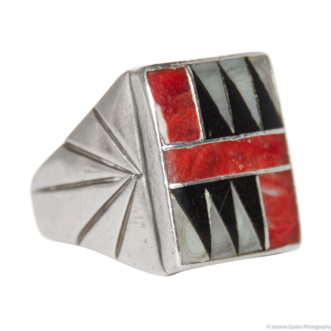 Chevalière Zuni Carrée – Image 2