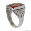 Zuni Inlay Square Signet Ring - Image 6