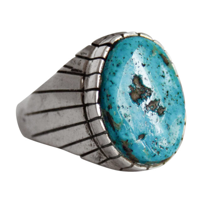 Bague Turquoise Taille Large – Image 2