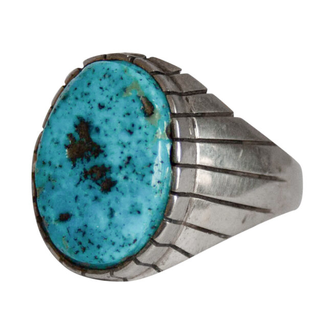 Bague Turquoise Taille Large – Image 4