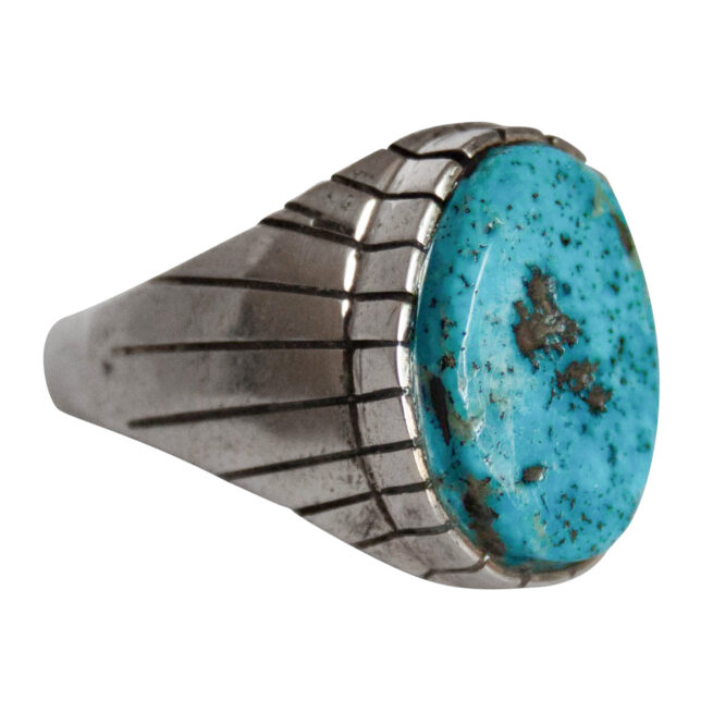 Bague Turquoise Taille Large – Image 3