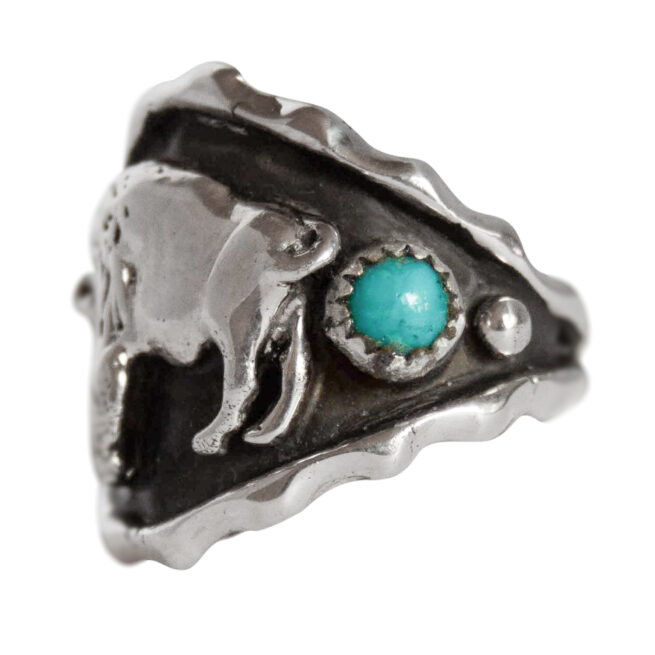 Native American Buffalo Ring - Image 3
