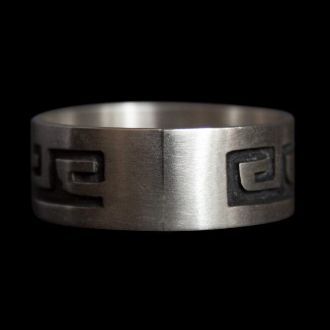 Silver Hopi Band Ring - Image 2