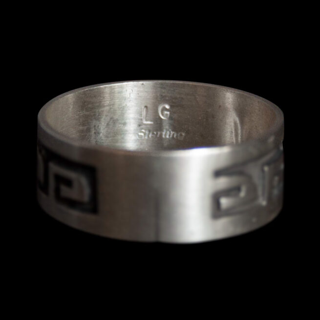 Silver Hopi Band Ring - Image 3
