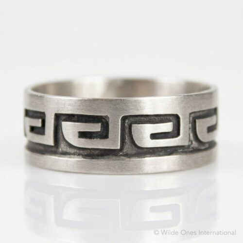 Silver Hopi Band Ring