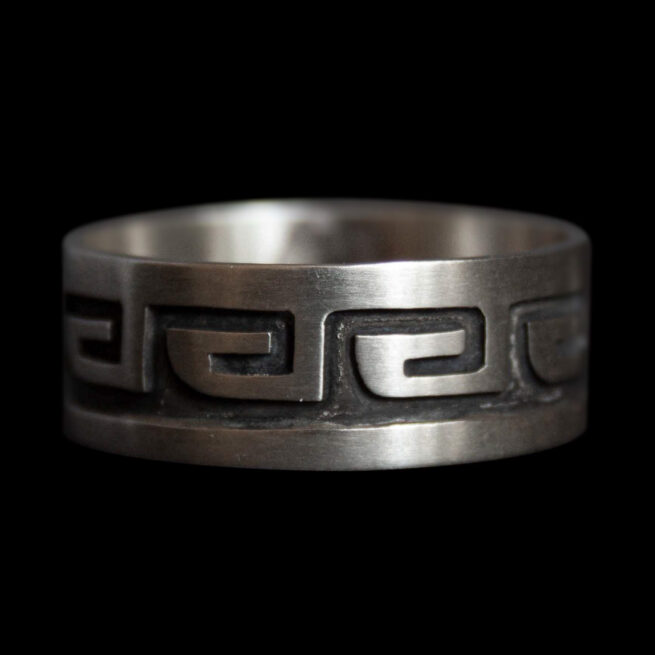 Silver Hopi Band Ring