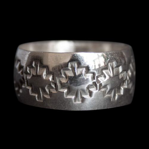Sioux Star Silver Ring