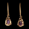 18K Gold Ruby Drop Earrings - Image 5