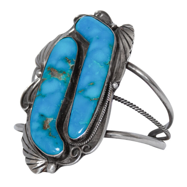 1930s Vintage Turquoise Bracelet - Image 3