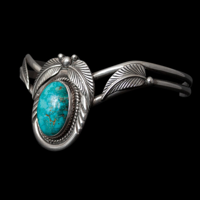 1940s Vintage Turquoise Bracelet - Image 3