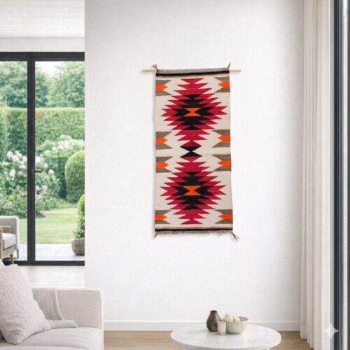 1970s Gallup Throw Navajo Weaving
