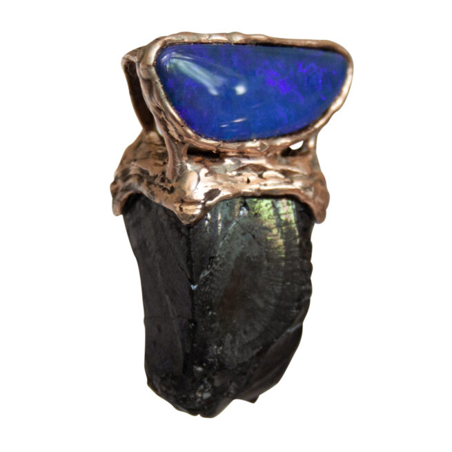 Pendentif Shungite Opale Or 9 Carats – Image 2