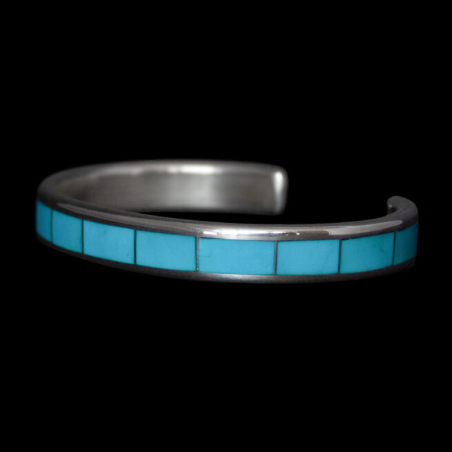 Blue Turquoise Loretto Bracelet - Image 3