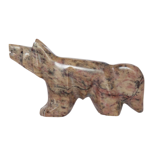 Sculpture Zuni Loup Brun – Image 3