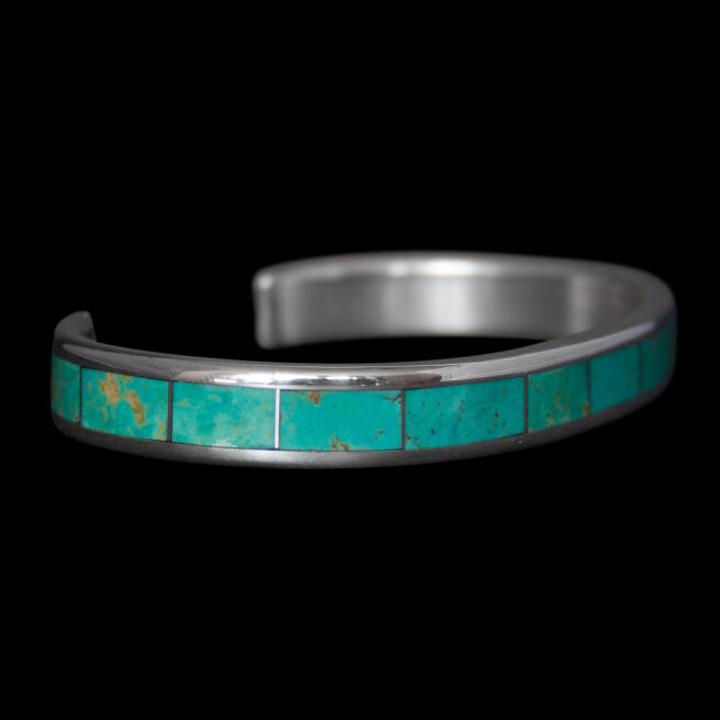 Green Turquoise Loretto Bracelet - Image 2