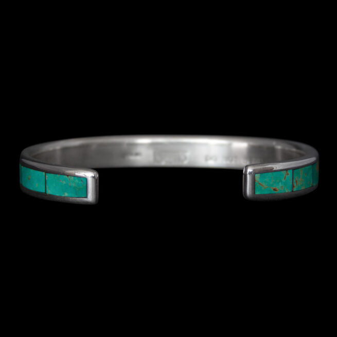 Green Turquoise Loretto Bracelet - Image 4