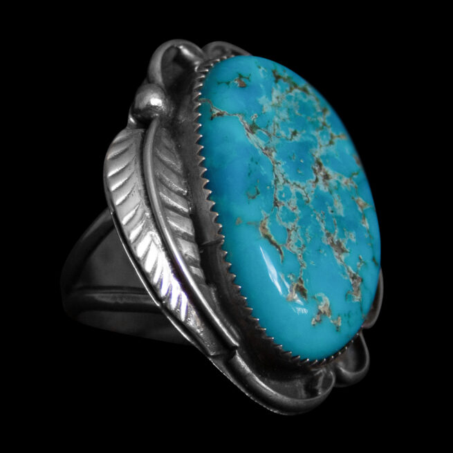 Herbert Tsosie Turquoise Ring - Image 2