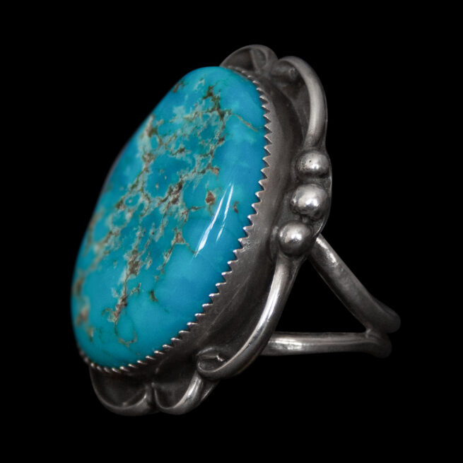Herbert Tsosie Turquoise Ring - Image 3