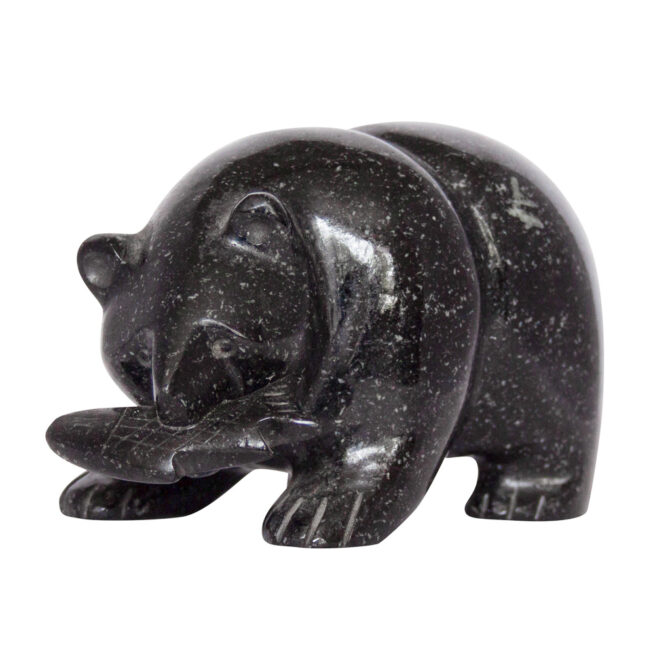 Inuit Black Bear Carving