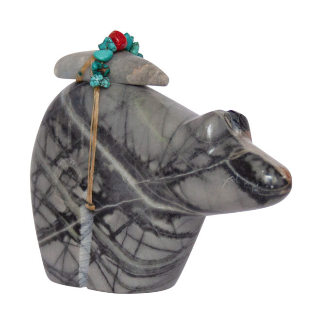 Picasso Stone Bear Carving - Image 2
