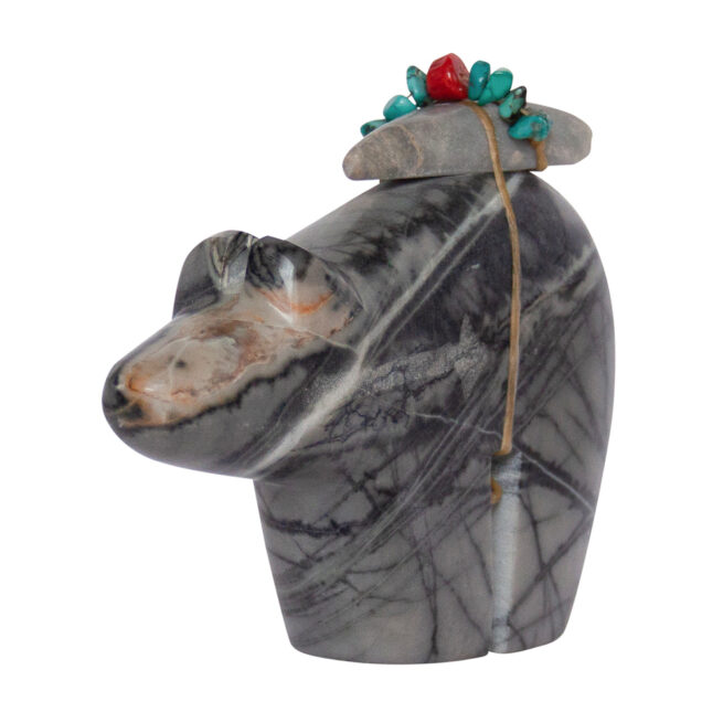 Picasso Stone Bear Carving - Image 6