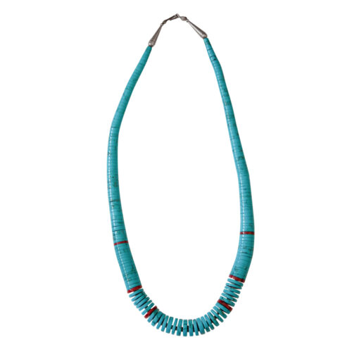Santo Domingo Turquoise Coral Necklace