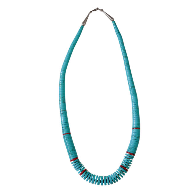 Santo Domingo Turquoise Coral Necklace