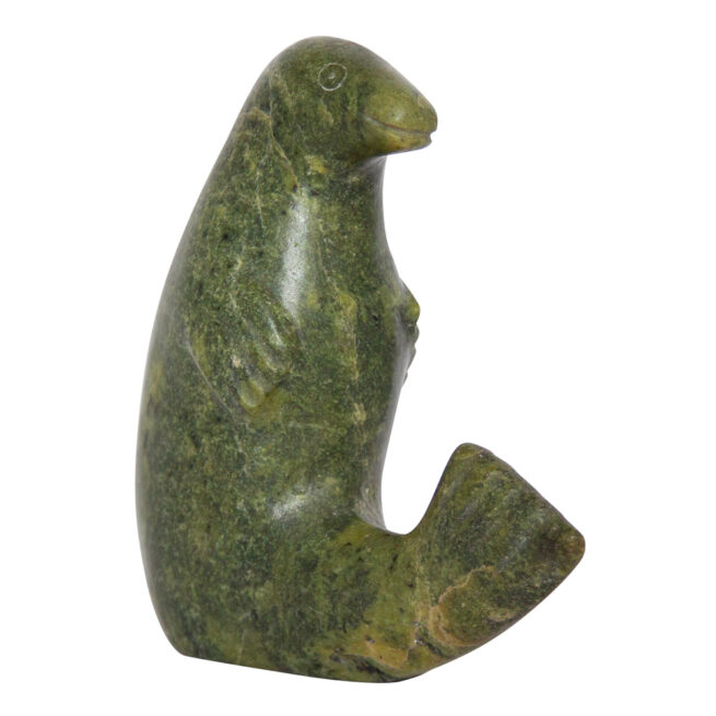 Sculpture Inuit Phoque Verdite – Image 2