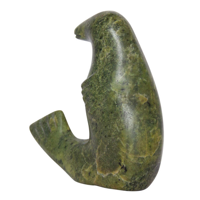 Sculpture Inuit Phoque Verdite – Image 4