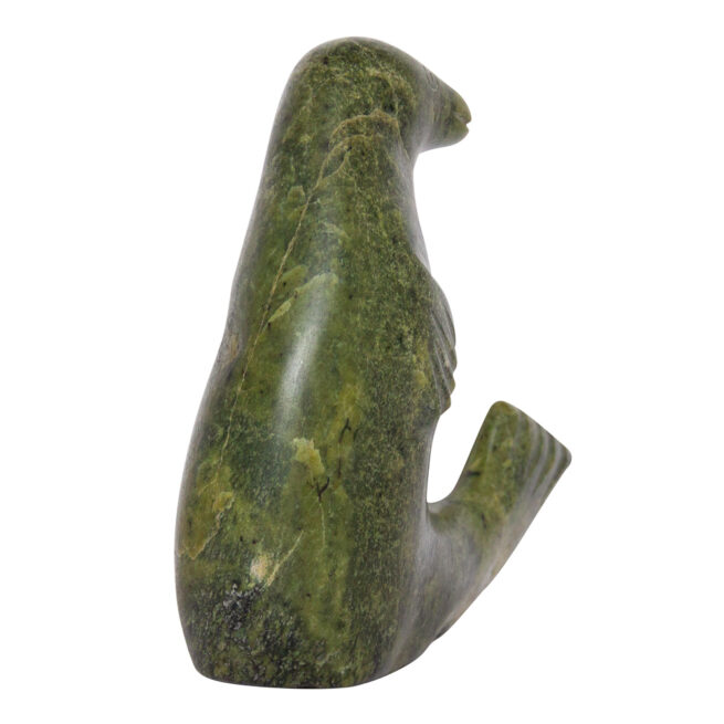 Sculpture Inuit Phoque Verdite – Image 3