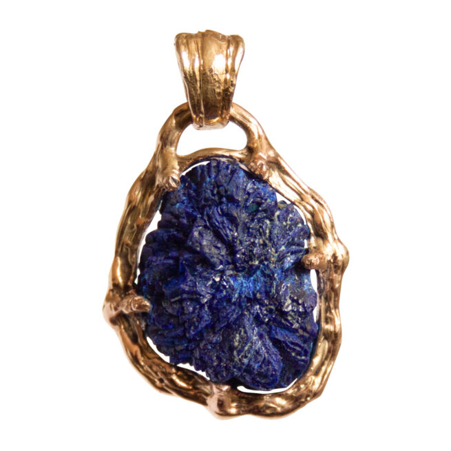 Pendentif Lapis Lazuli Or 18K – Image 4