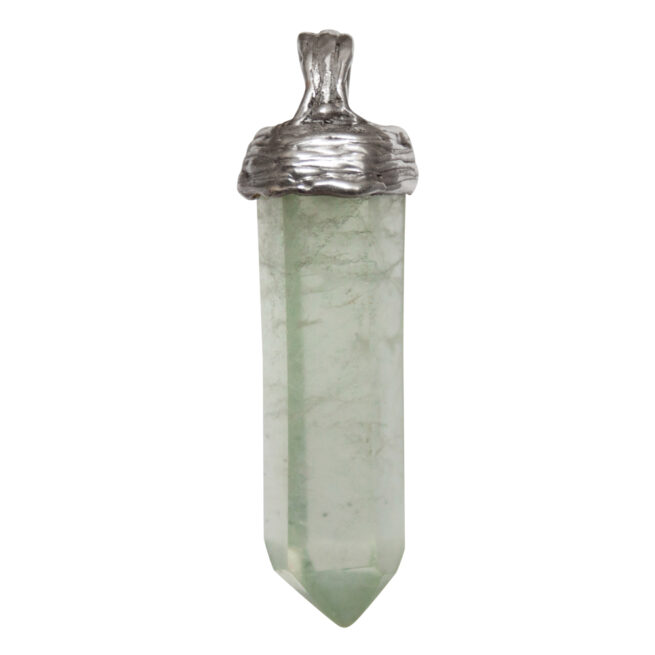 Pendentif Argent Fluorine Verte – Image 6