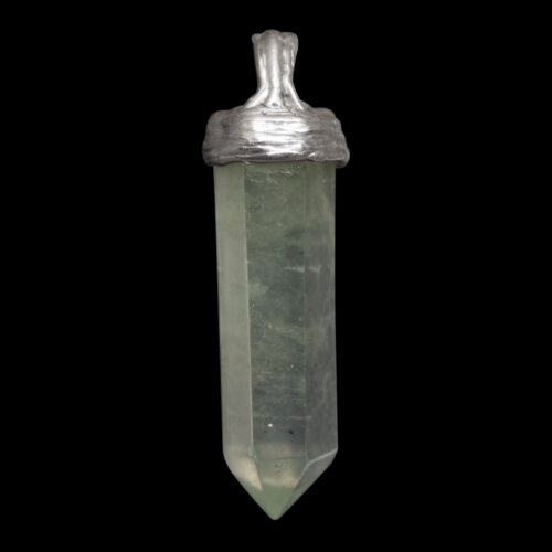 Green Fluorite Silver Pendant