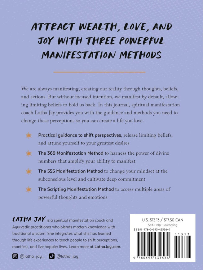 Law of Attraction Manifestation Journal - Latha Jay – Image 2