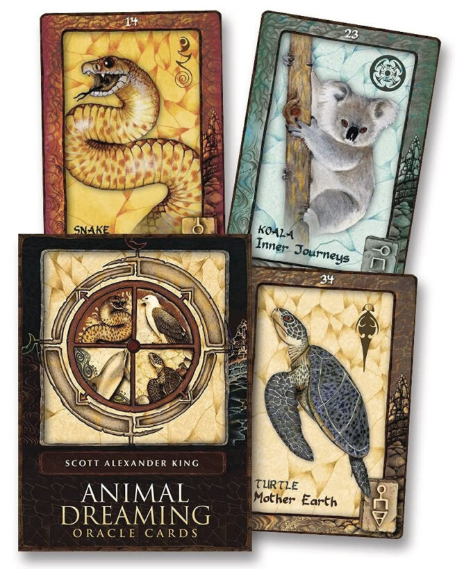 Animal Dreaming Oracle Cards - King / Branchflower - Image 2