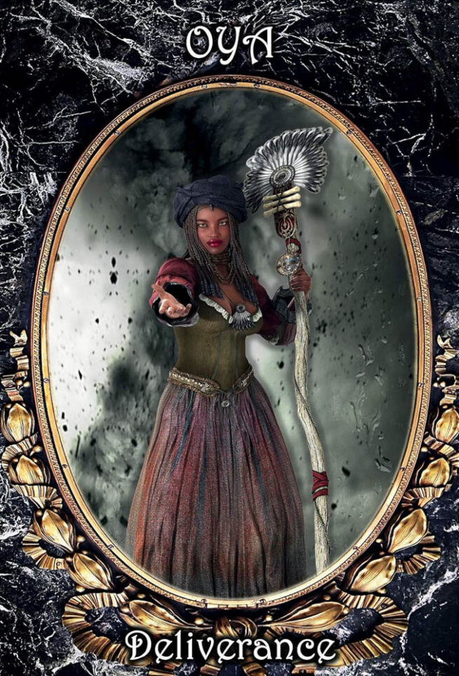 Dark Goddess Oracle Cards - Meiklejohn-Free / Kate Peters - Image 3