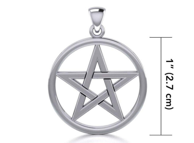 Sterling Silver Pentagram Pendant - Image 2