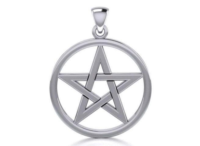 Sterling Silver Pentagram Pendant