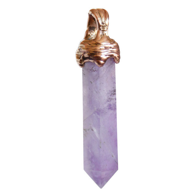 18K Gold Amethyst Talisman - Image 5
