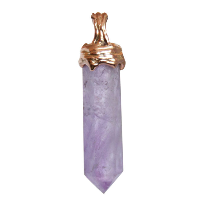 18K Gold Amethyst Talisman - Image 3