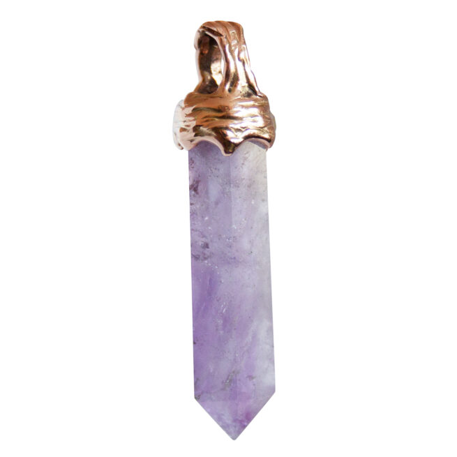18K Gold Amethyst Talisman - Image 2